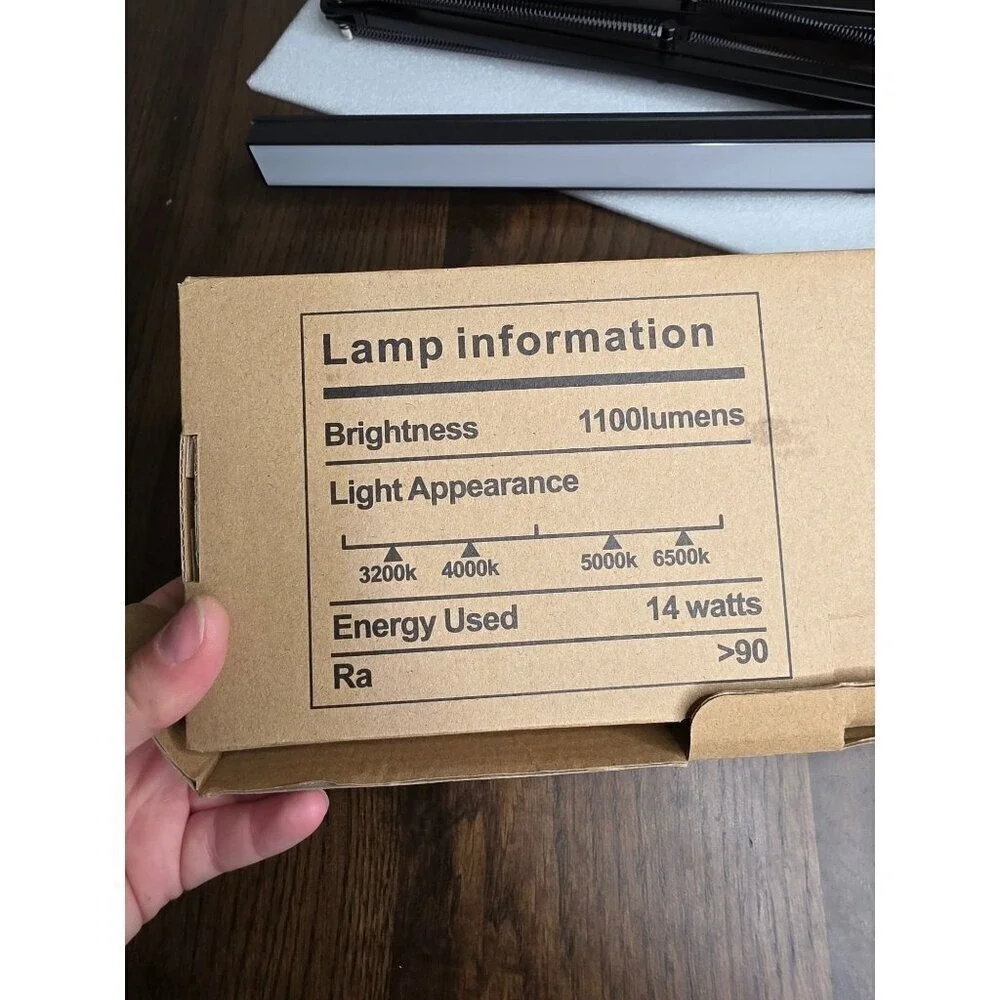 LED Adjustable Swing Arm Eye-Caring Reading Desk Lamp (Black)